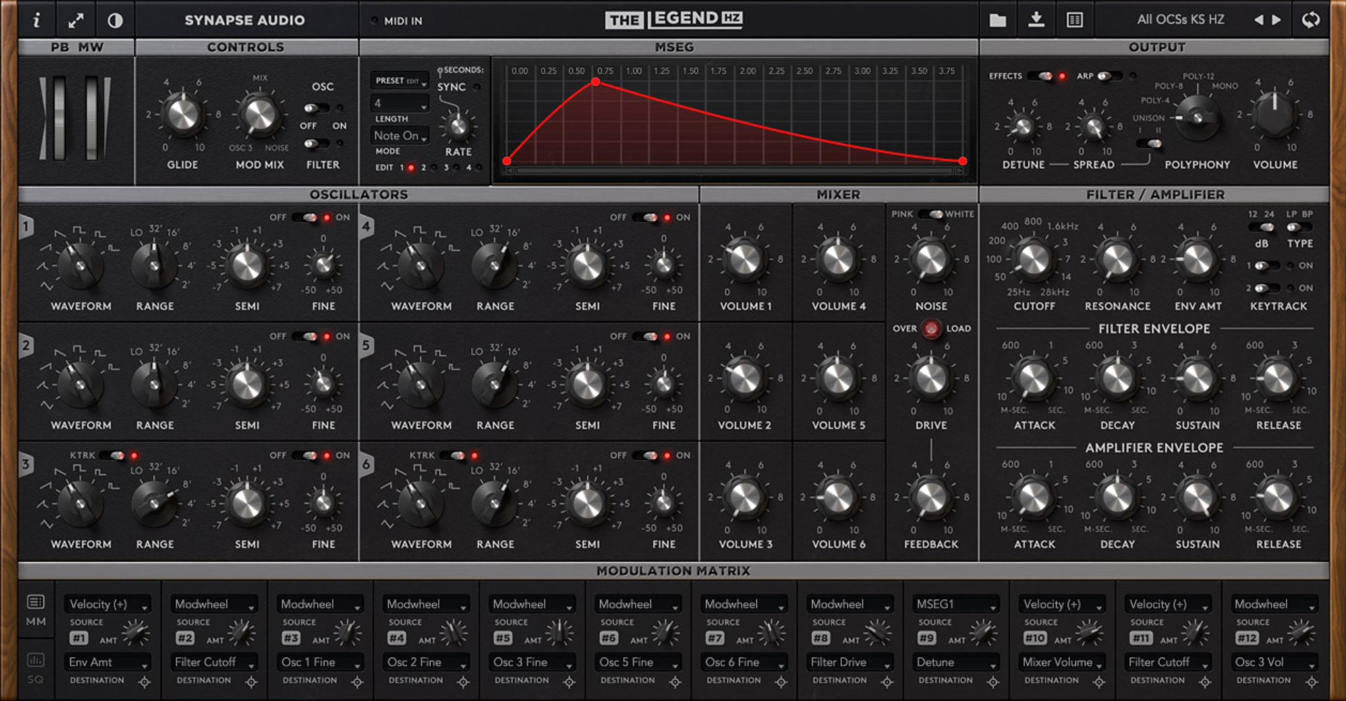 Synapse Audio The Legend HZ